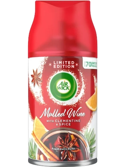 AIR WICK LIMITED EDITION "MULLED WINE" FRESHMATIC REFILL, 250ML