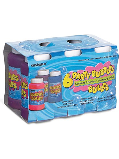 UNIQUE PARTY BUBBLES PK6