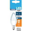 STATUS LED CANDLE PEARL "DAY LIGHT" SMALL SCREW CAP SES/E14 8W=60W
