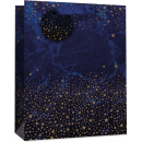 SIMON ELVIN LARGE PREMIUM GIFT BAGS GOLD STARS PK6