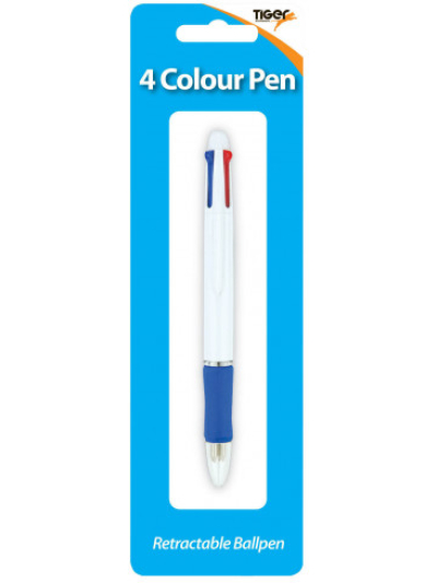 TIGER 4 COLOUR CLICK PEN
