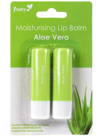 PRETTY MOISTUSRISING LIP BALM "ALOE VERA" PACK OF 12
