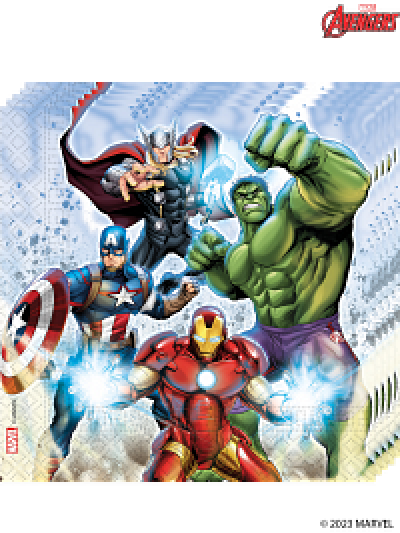MARVEL'S AVENGERS 2PLY NAPKINS PK20
