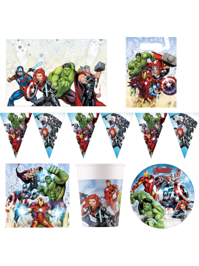 AVENGERS INFINITY STONES PARTY THEME ITEMS