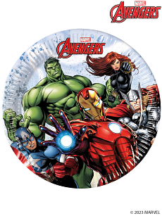 MARVEL'S AVENGERS PAPER PLATES 23CM PK8
