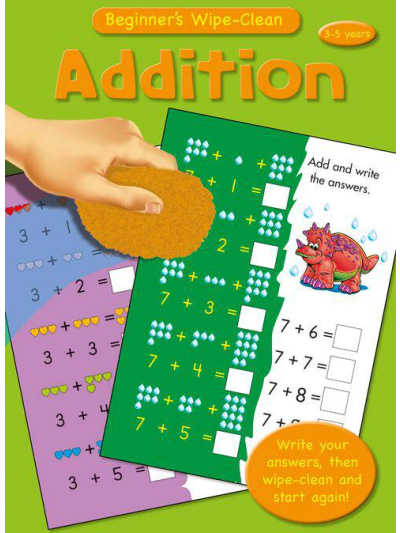 BEGINNERS MATHS WIPE CLEAN BOOKS (ADDITION)
