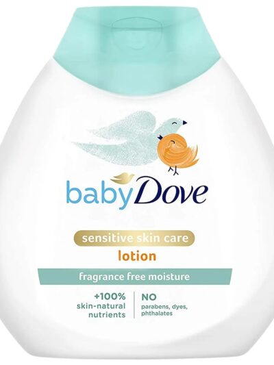 BABY DOVE SENSITIVE SKIN CARE LOTION  FRAGRANCE FREE MOISTURE (200ml)