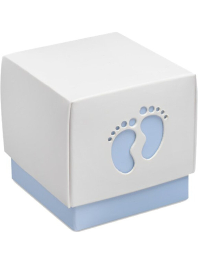 BABY FOOTPRINT BOX BLUE 60X60X60 PK10