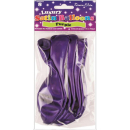 S/ELVIN SATIN BALLOONS PURPLE PK8