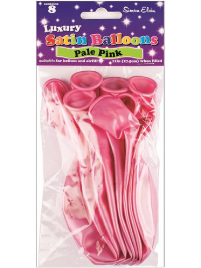 SIMON ELVIN SATIN BALLOONS PALE PINK PK8