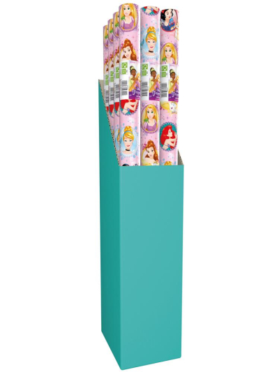 DISNEY PRINCESS 2M X 69CM ROLL WRAP