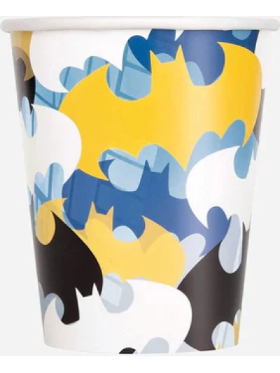 UNIQUE BATMAN 9OZ CUPS PK8