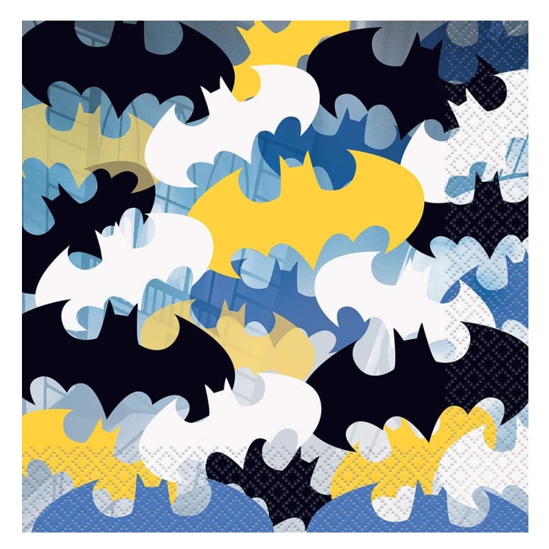 UNIQUE BATMAN LUNCH NAPKINS PK16