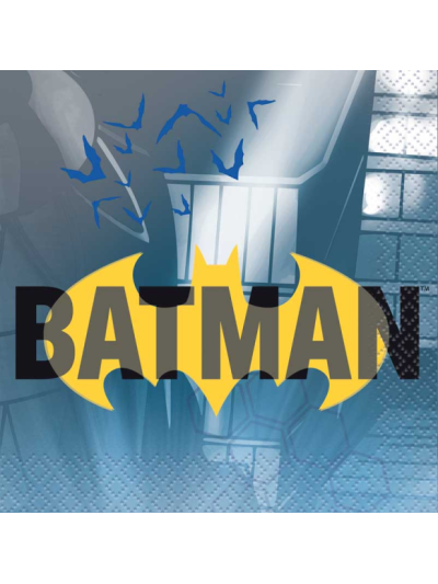 UNIQUE BATMAN BEV NAPKINS PK16