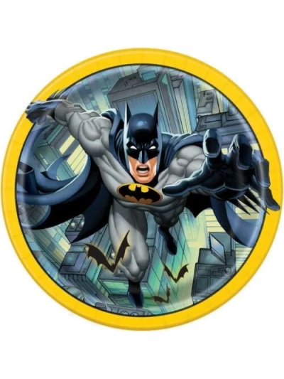 UNIQUE 9" BATMAN PLATES PK8