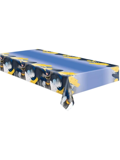 UNIQUE 54X84" BATMAN PLASTIC TABLECOVER