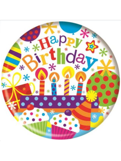 SIMON ELVIN JUMBO BADGE HAPPY BDAY