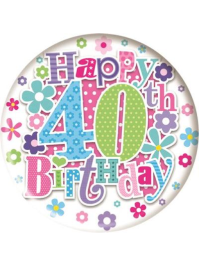 S/ELVIN JUMBO BADGE AGE 40 FEMALE