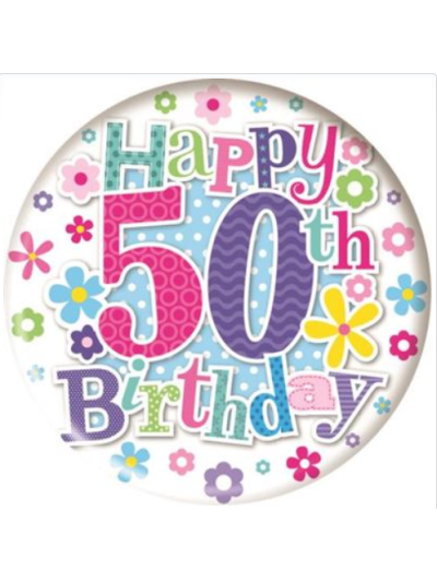 S/ELVIN JUMBO BADGE AGE 50 FEMALE