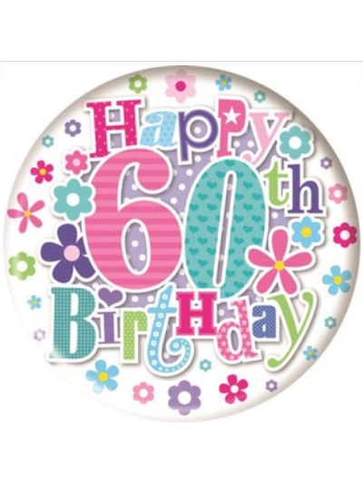 S/ELVIN JUMBO BADGE AGE 60 FEMALE