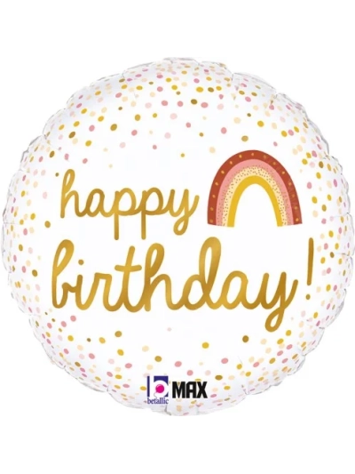 BETALLIC 18" BOHO BIRTHDAY GRABO FOIL BALLOON