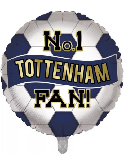TOTTENHAM FAN BLUE & WHITE 18IN FOIL