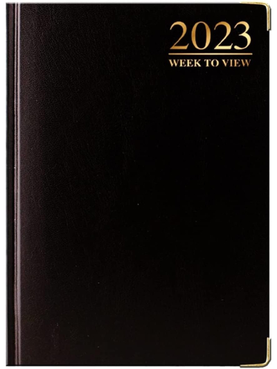 A5 2023 DIARY WTV HARDBACK/BLACK