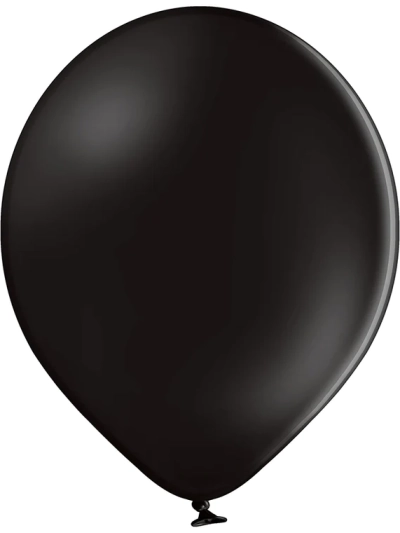 BELBAL 12" PASTEL BLACK BALLOONS