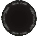 UNIQUE 18" ROUND BLACK FOIL BALLOON
