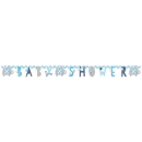 UNIQUE 6FT BLUE FLORAL ELEPHANT JOINTED BANNER