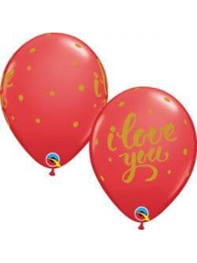 QUALATEX VALENTINES BALLOONS 11" ASST PK25