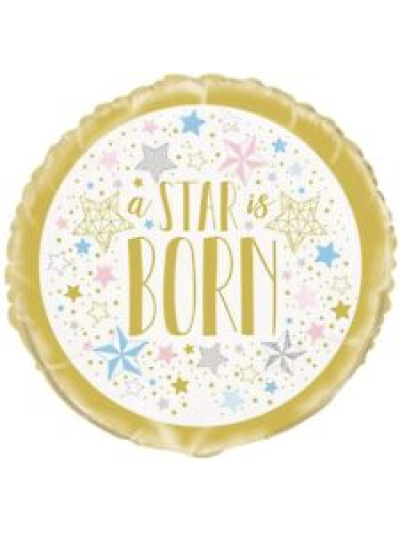UNIQUE 18" A STAR IS BORN BALLOON