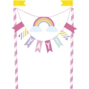 UNIQUE UNICORN BUNTING CAKE TOPPER