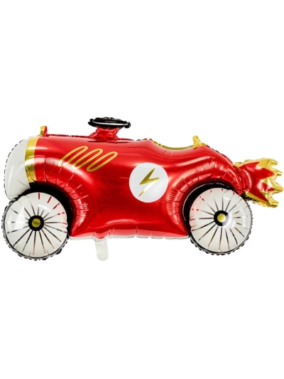 PARTYDECO 36.5 X 19" CAR SHAPE FOIL BALLOON