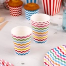 NEVITI CARNIVAL- PAPER CUPS WAVES MULTI PK8