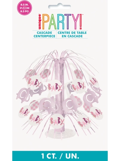 UNIQUE PINK 1ST BIRTHDAY CASCADE CENTRE PIECE