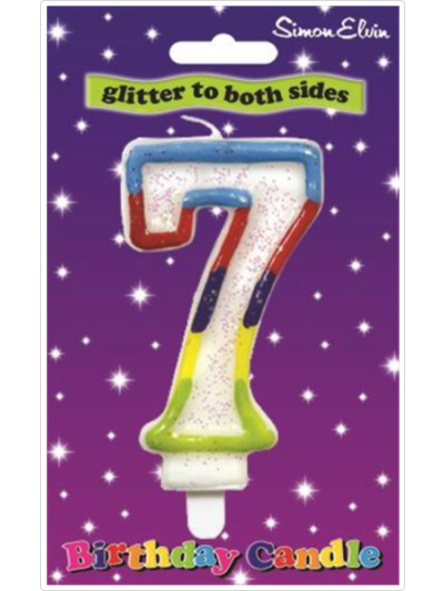 SIMON ELVIN NUMBER CANDLE-7