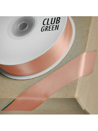 DELUXE SATIN RIBBON 15MMX25M ROSE GOLD
