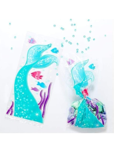 UNIQUE PRINTED MERMAID CELLO BAGS PK20