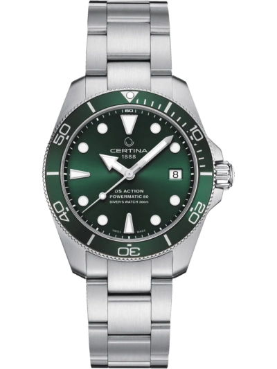 CERTINA DS ACTION DIVER - GREEN DIAL (C032.807.11.091.00)