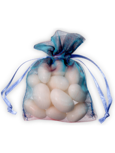 CLUB GREEN 2 TONE SMALL ORGANZA POUCH BLUE PK10