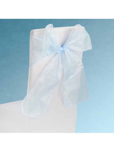 SNOW SHEER CHAIR TIE BLUE
