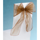 SNOW SHEER CHAIR TIE CH/BROWN