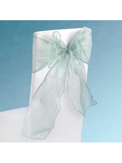 SNOW SHEER CHAIR TIE SAGE GREEN