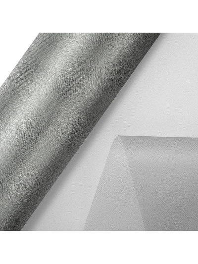 CLUB GREEN ORGANZA SHEER ROLL 29CMX25M SILVER