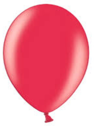 BELBAL 5" METALLIC CHERRY RED BALLOONS