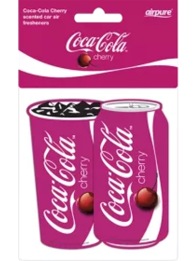 AIRPURE COCA COLA TWIN CHERRY SCENTEDCARD AIR FRESHENER