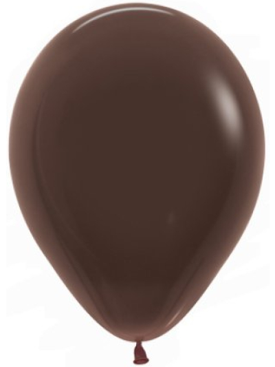 SEMPERTEX 12IN ROUND FASHION CHOCOLATE BALLOONS PK50