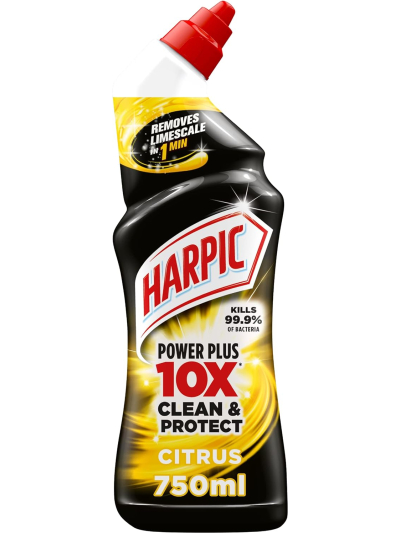HARPIC POWER PLUS CLEAN & PROTECT 750ML, CITRUS