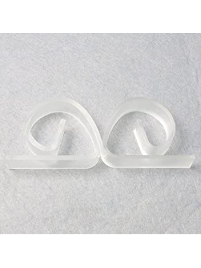 CLEAR PLASTIC TABLE COVER CLIPS PK24
